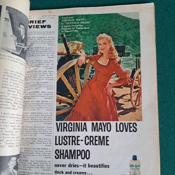 Vintage Feb 1957 Photoplay magazine, Rock Hudson on cover. - Picture 4 of 8